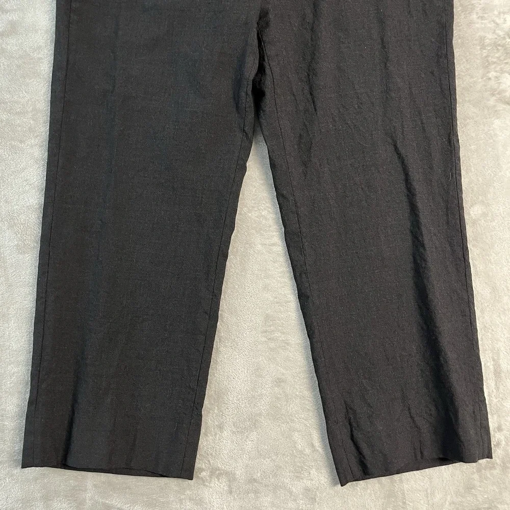 Jos A Bank Executive Collection Black 100% Wool Dress Pants Mens 37x28 USA Made
